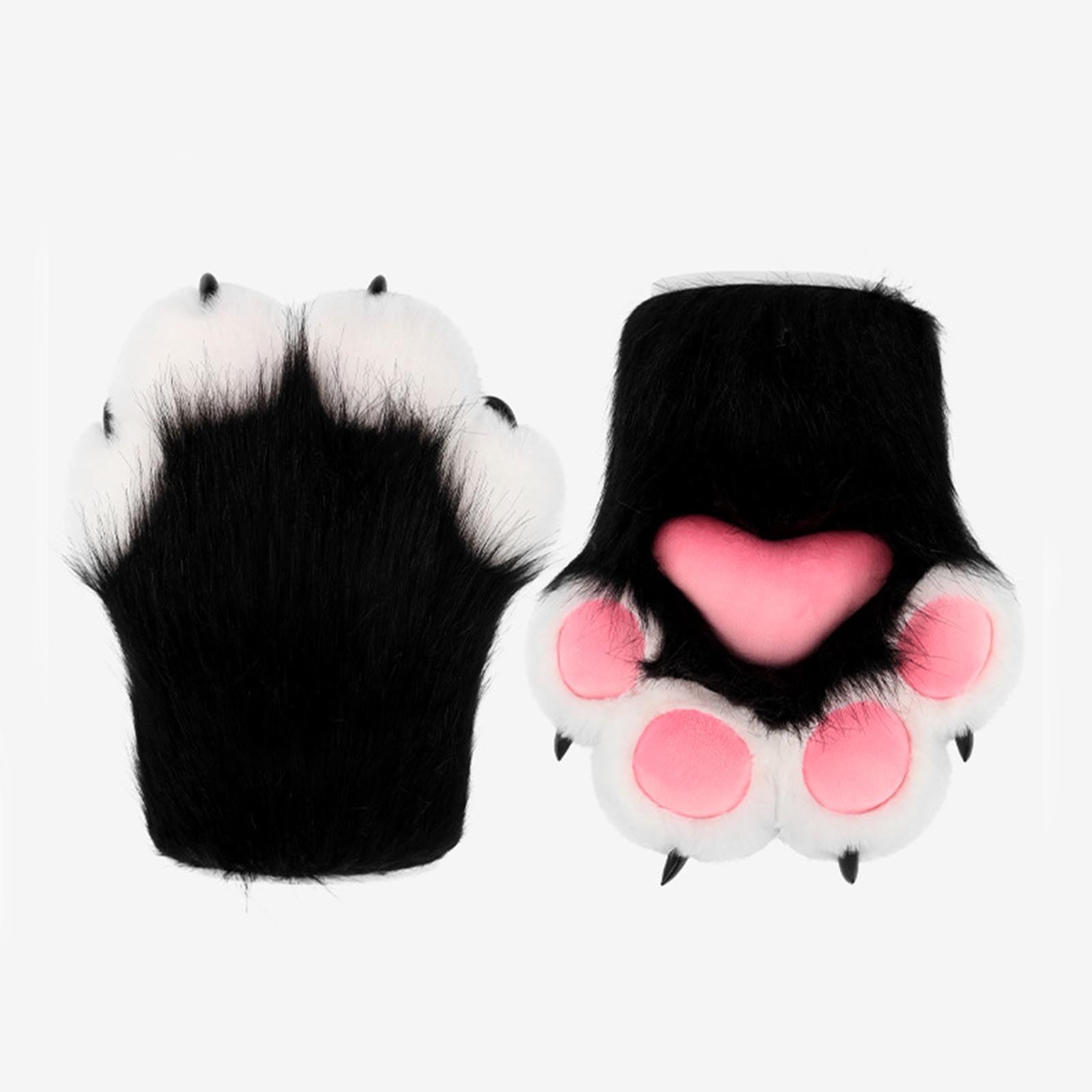 2026 - Guantes de simulación de gato, animal, peludo para llamadas, accesorios para cosplay, uso casual, fiesta, carnaval, accesorios especiales