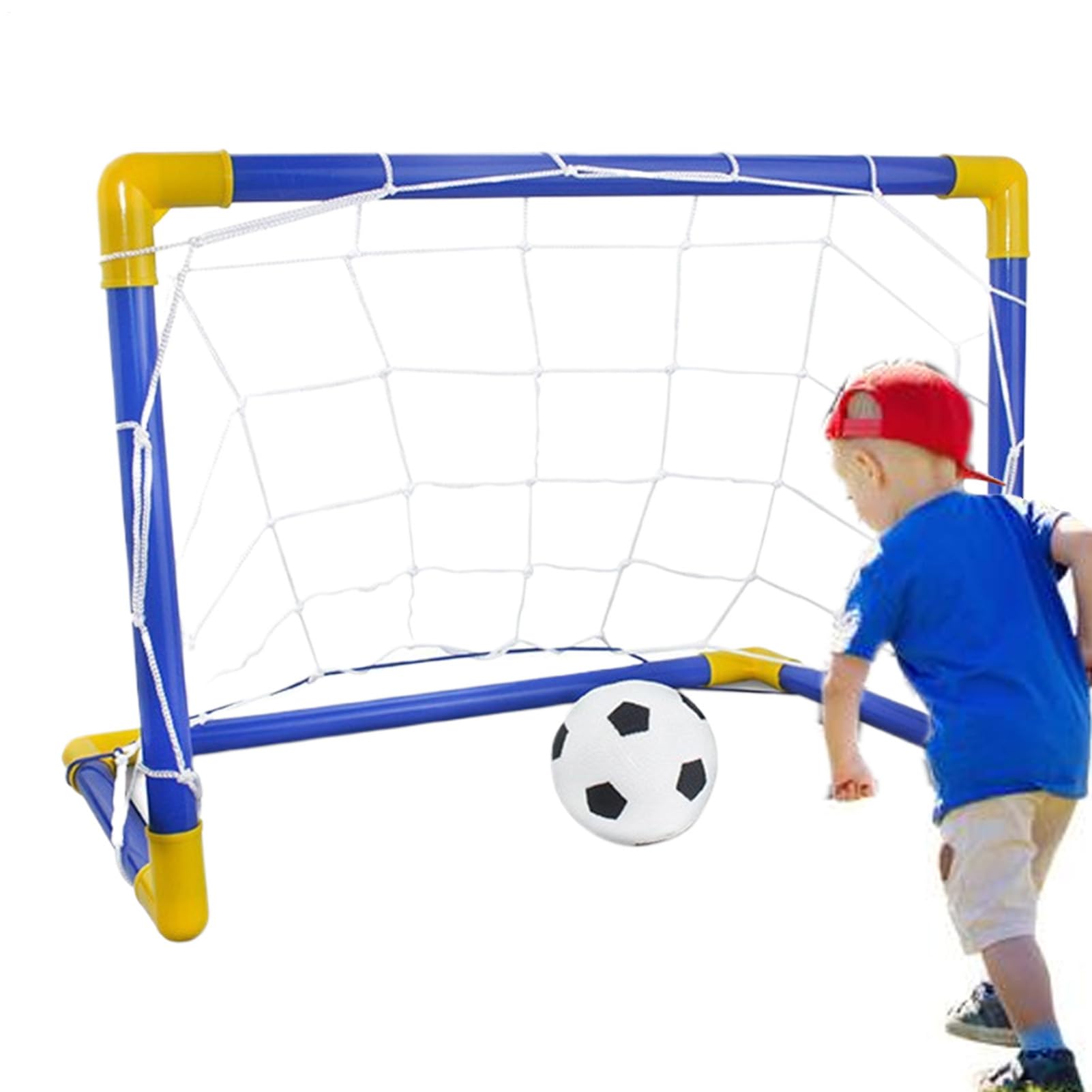 Football Goal For Kids, Portable Soccer Goal,Kids Indoor Outdoor Practice Soccer Net, Training Target, Indoor Outdoor Stable Supplies Improve Accuracy