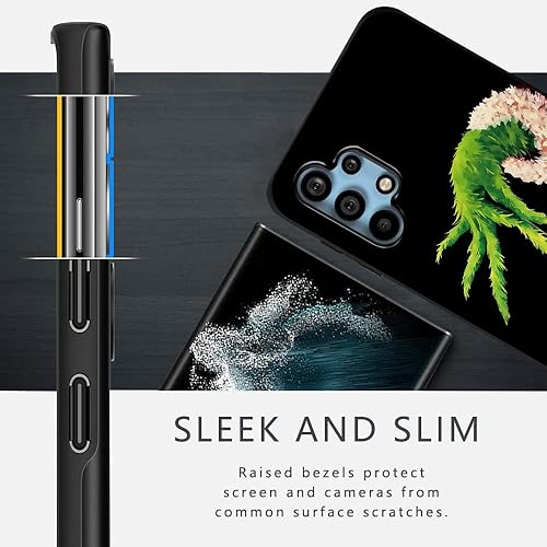 Miniatura 3 de Funda compatible con Samsung Galaxy A32, diseño de patrón estético de Feliz Navidad, protección de cuerpo completo a prueba de golpes para Samsung