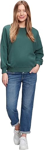 Gap Womens Maternity True Waistband Full Panel Girlfriend Jeans