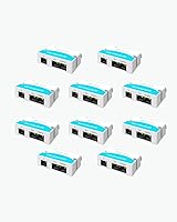 Vista 11 de LINOVISION Mini extensor POE de 2 puertos hasta 1000 pies de alimentación a través de Ethernet sobre cable Cat5/6, divisor POE a 2 dispositivos POE