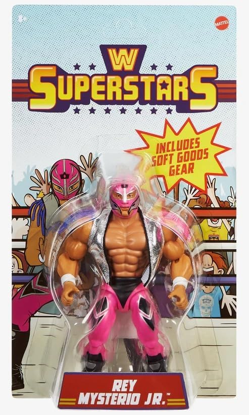 Superstars Series 11, Rey Mysterio Jr. 6-inch Retro Action Figure