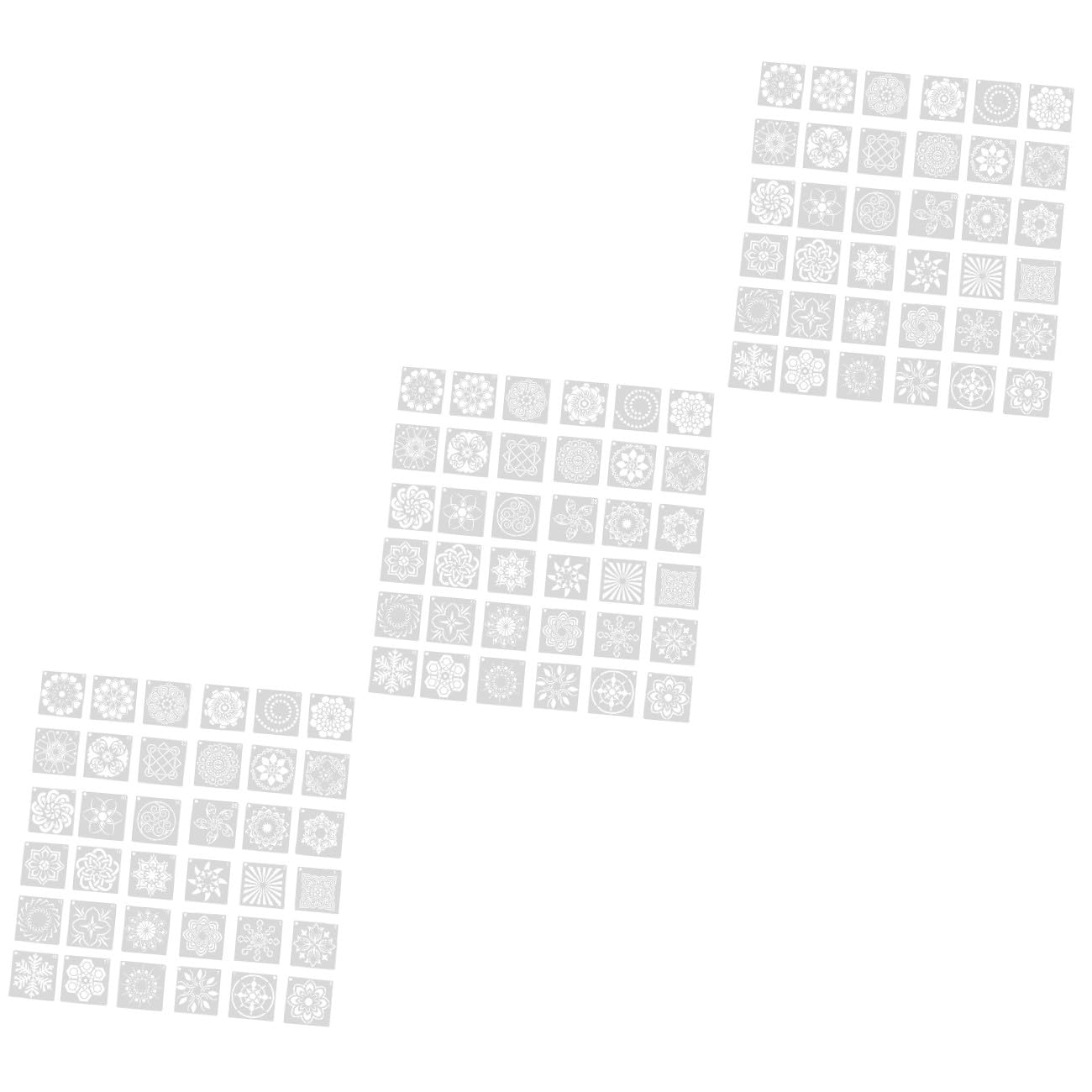 Operitacx 108stücke Mandala Schablonen Kreative Malvorlagen Für Wandgestaltung Möbel Und Mehr Hochtemperaturbeständig Wiederverwendbar Flexibel Und