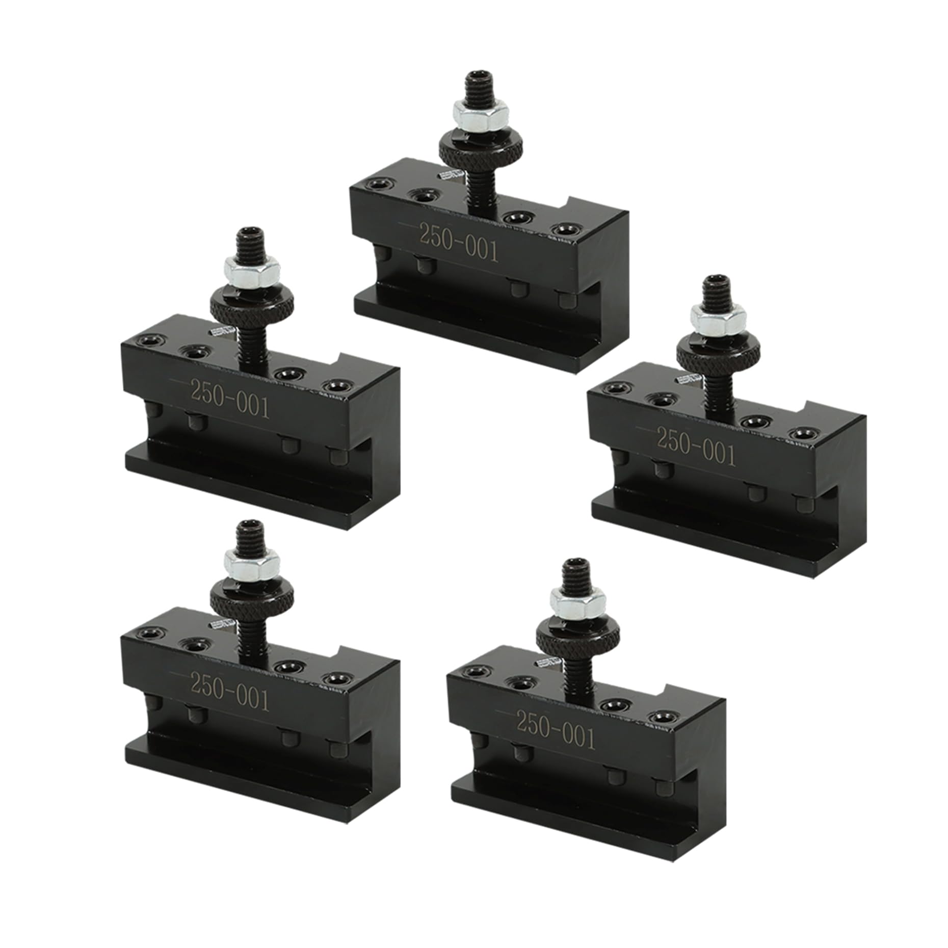kimllier OXA 1 Quick Change Turning and Facing Tool Post Holder Steel Material 250-001 (5Pcs)