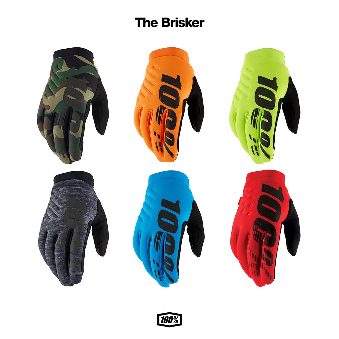 100% Kids Brisker Gloves