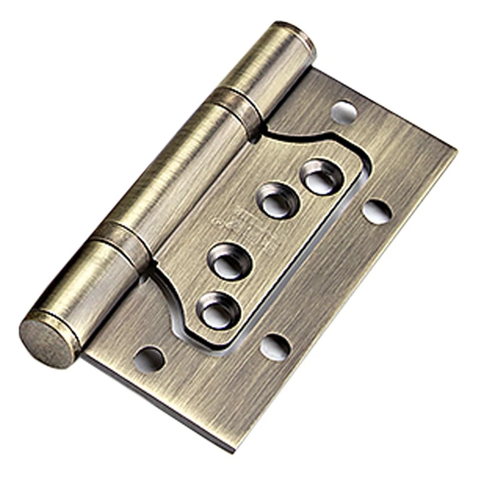 Kdhcvkz 2Pcs Bronze 2Pcs 4 In*3 In 2.5Mm Thick Stainless Steel Hinge For Wooden Doors(2Pcs Bronze)