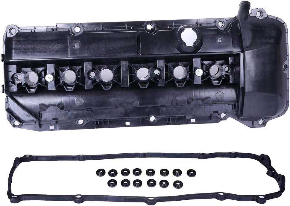 ECCPP 11127512839E Engine Valve Cover Kit with Gaskets Bolts Fit for 2002-2006 for BMW 325Ci,2003-2005 for 325i/for 325xi,2003-2006 for 330Ci engine parts valve covers
