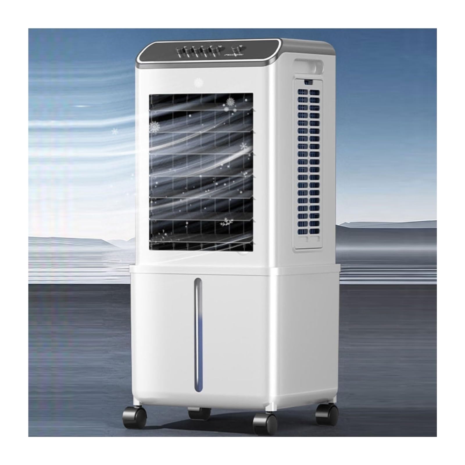 Udzbvlfajrw Mechanical Model Portable Evaporative Cooler, Windowless Cooling Fan, 24H Timer