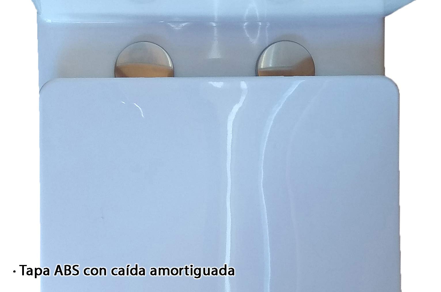 Inodoro BONNA Compacto De Dos Piezas. Diseño Exclusivo y Moderno. Alta gama. De Cerámica. Mecanismo Economizador 3/6. Salida Dual. Tapa Y Asiento en ABS. Sistema Rimless.