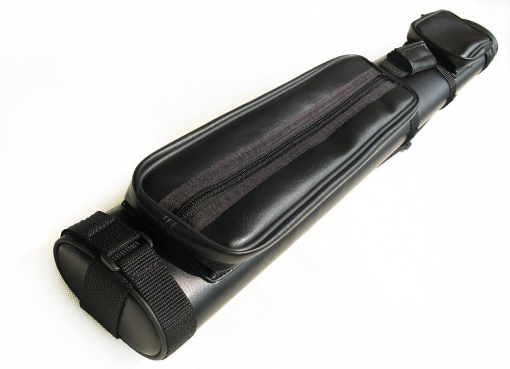 J&j 2x2 Hard Tube-Billiard Pool Cue Stick Carrying Strap Case(2s2b)
