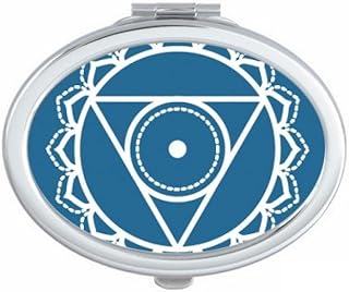 Totem Flower Geometry Circle Symbol Oval Mirr...