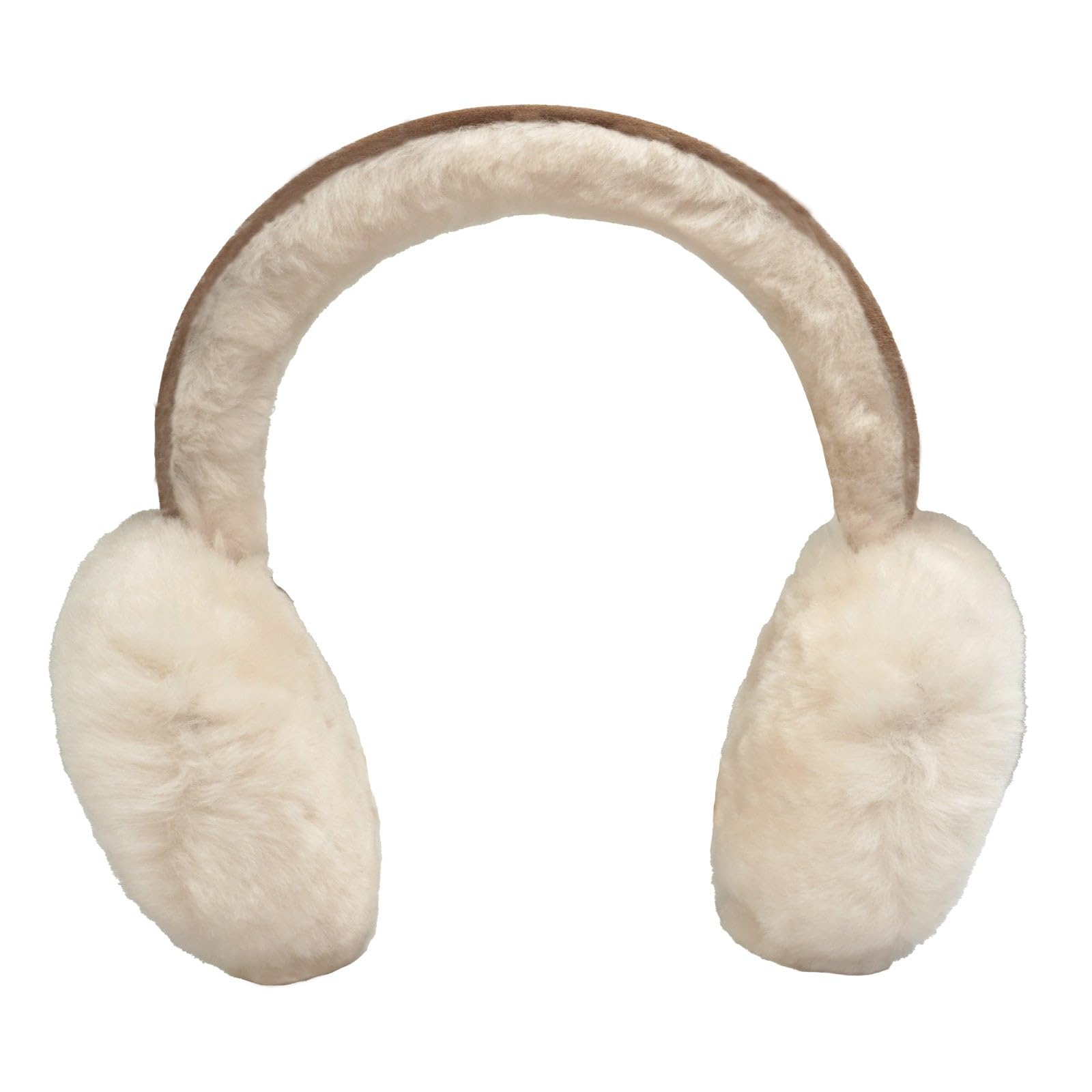 UGG Kinder-Ohrenschützer mit Plüsch-Schaffell, eng anliegendes Kopfband und minimalistisch gesticktem Logo für warmes und stilvolles Tragen bei kaltem Wetter, Kastanie, Einheitsgröße