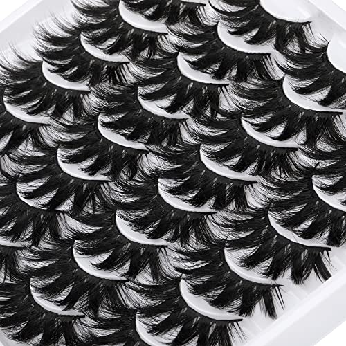 Alicrown Hair 3104-2 Alicrown Dramatic Eyelashes Fluffy Mixed False Lashes Lightweight Handmade Soft Volume 16 Pairs Faux Mink Lashes Pack thumb #3