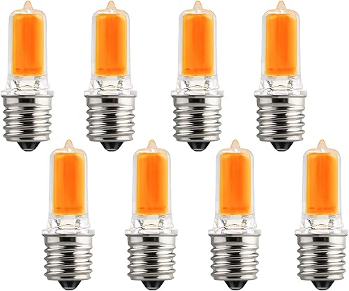 GOEGE Bombilla LED COB E17 de 2 W, luces para horno de microondas, regulables, bombilla LED incandescente de 20 W, equivalente a 3000 K, luz