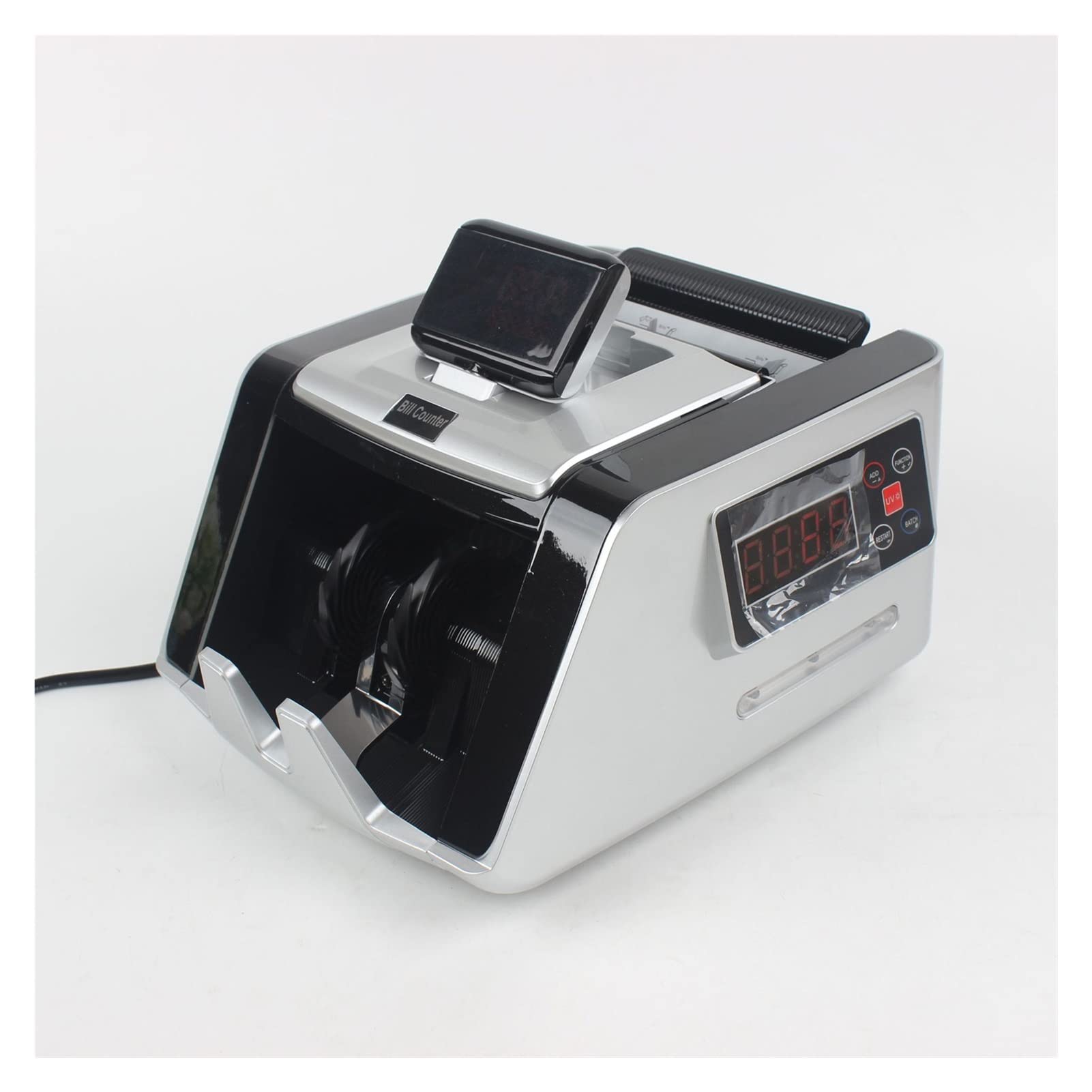 EDEDE Macchina Conta Soldi, Money Counter Machine, Bill Counter Valuta estera Euro Noi Dollaro Africa Medio Oriente Taiwan Ruble multinazionale Rilevatore di valute con LCD Schermo
