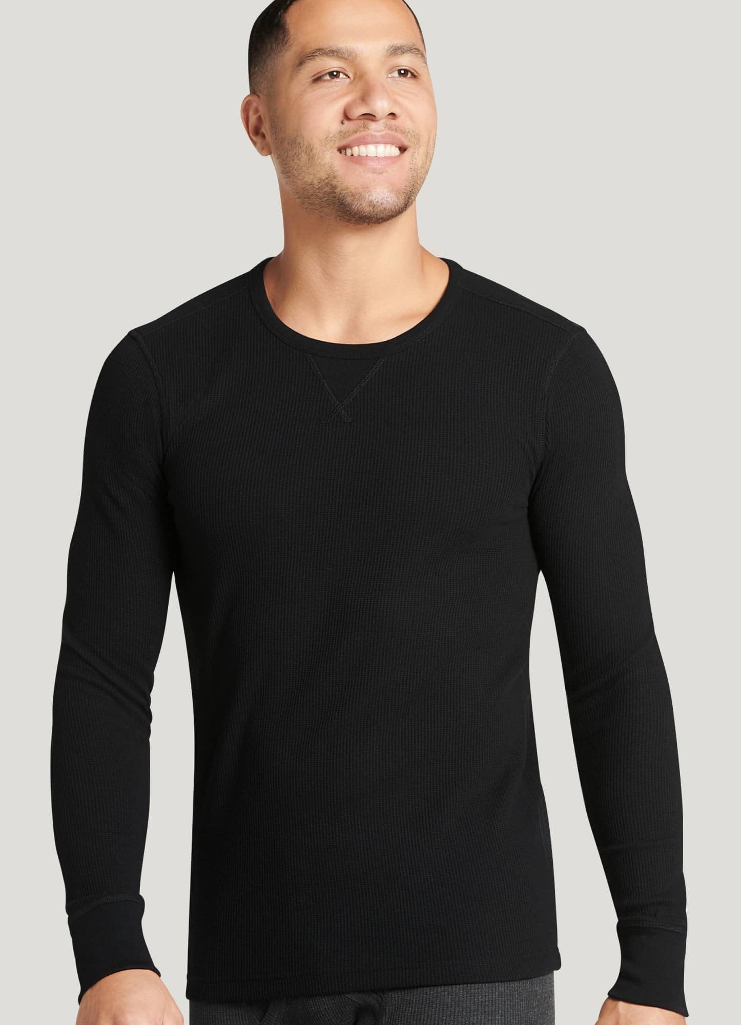 Jockey Maglia a nido d'ape a maniche lunghe da uomo