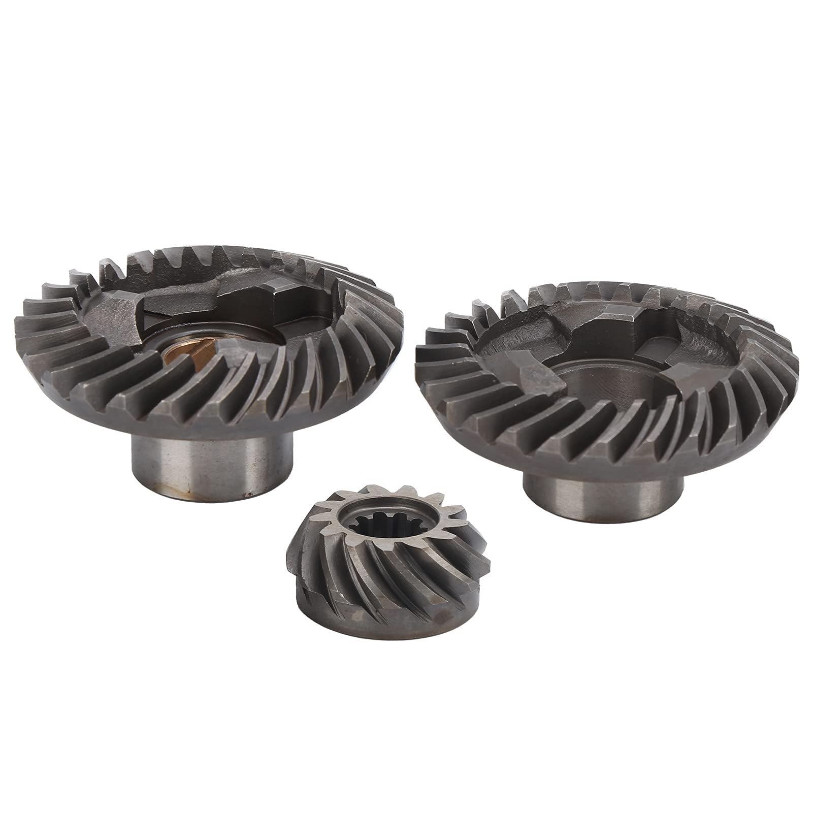 3Pcs Marine Boat Motor Gear Set, Outboard Vor- und Rückwärtsgang Ritzel T15, einfache Installation, langlebig aus Edelstahl, leicht und tragbar