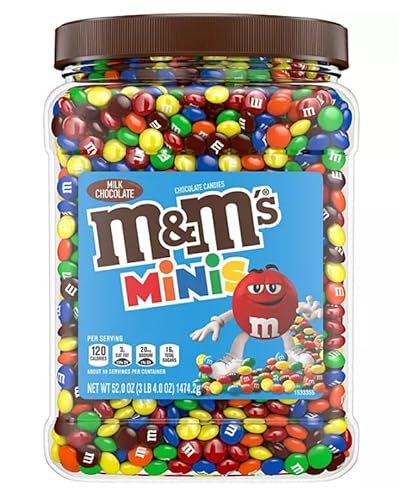 M&M’S Minis Milk Chocolate Candy Resealable Bulk Jar (52 oz.) M&M’S Minis Milk Chocolate Candy Resealable Bulk Jar (52 oz.)