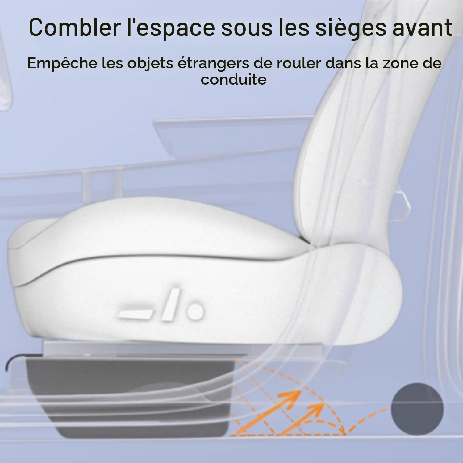 TOPABYTE Boîte de Rangement Sous Le Siège pour Tesla Model Y 2020-2025 Organiseur Plateau Caché avec Couvercle TPE Bacs de Tiroir Sous Siège Organisateur Accessoires, Noir, 2 Ppaquets