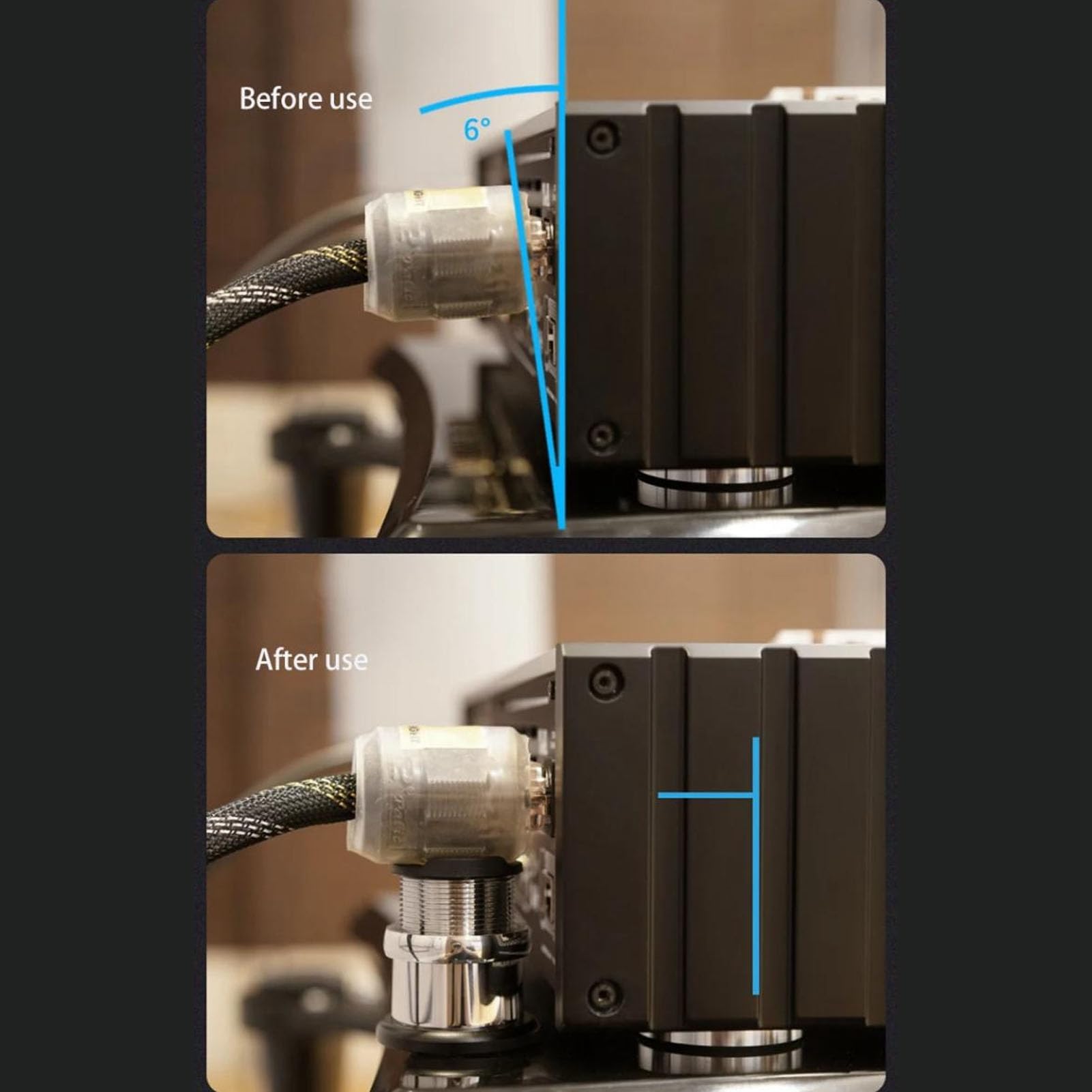 Amazon | HiFiスピーカーケーブルホルダー、電動スピーカーケーブル