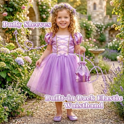 Disfraz completo princesa para niñas 2 a 6 años miniatura 5