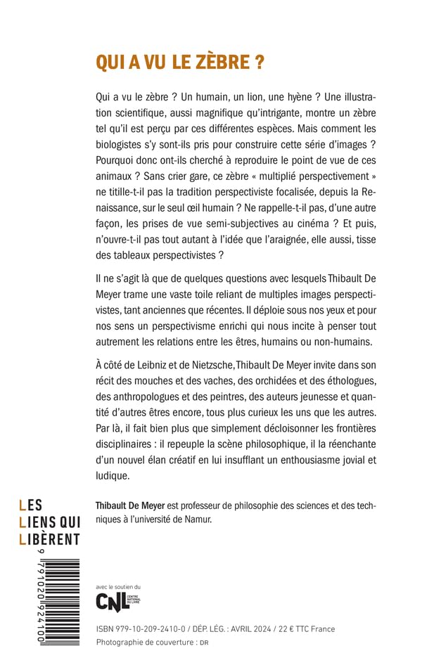 Qui a vu le zèbre ?: L'invention de la perspective animale