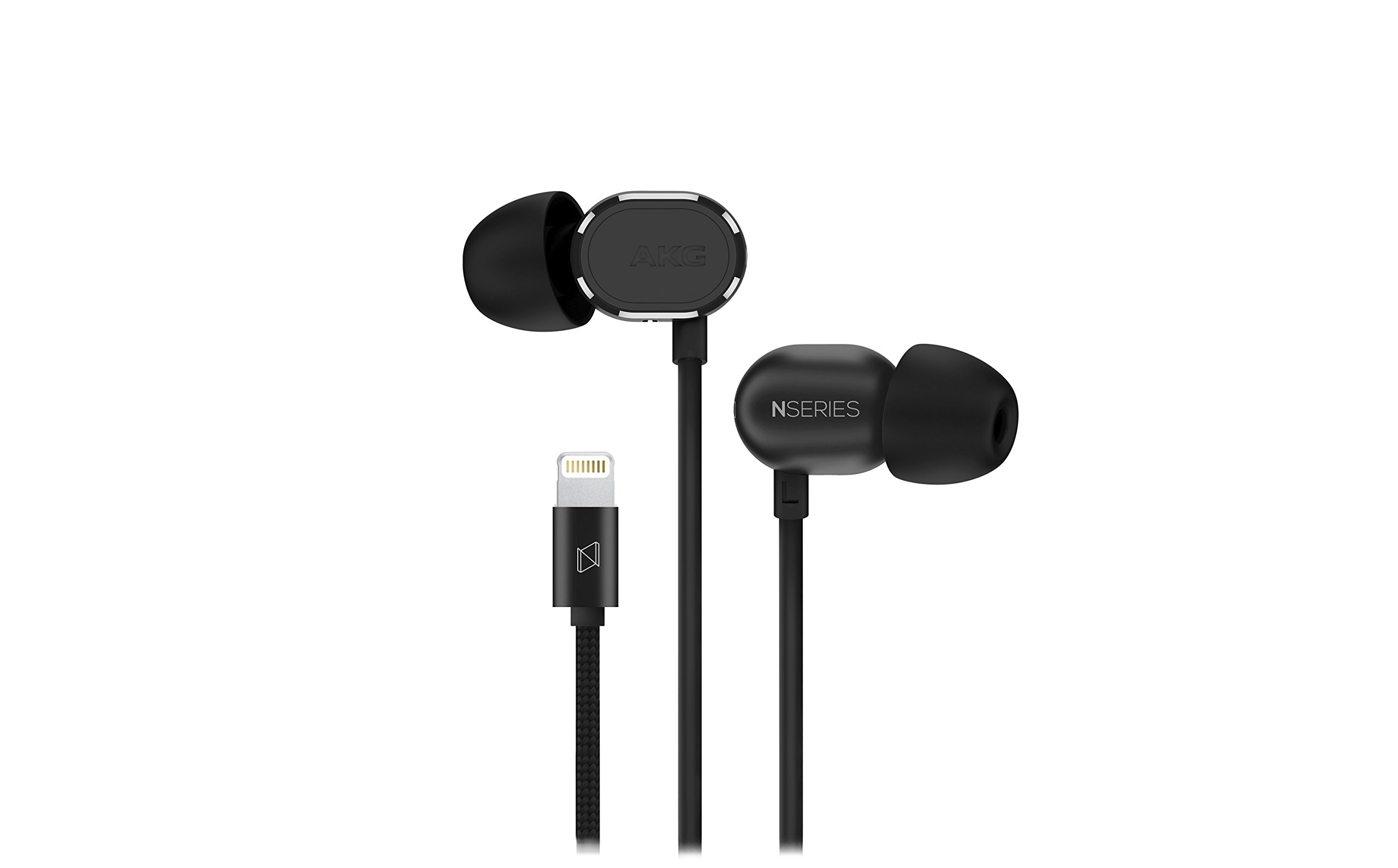 AKG AKGN20LTBLK Headset for Universal/Smartphones, Black : Amazon