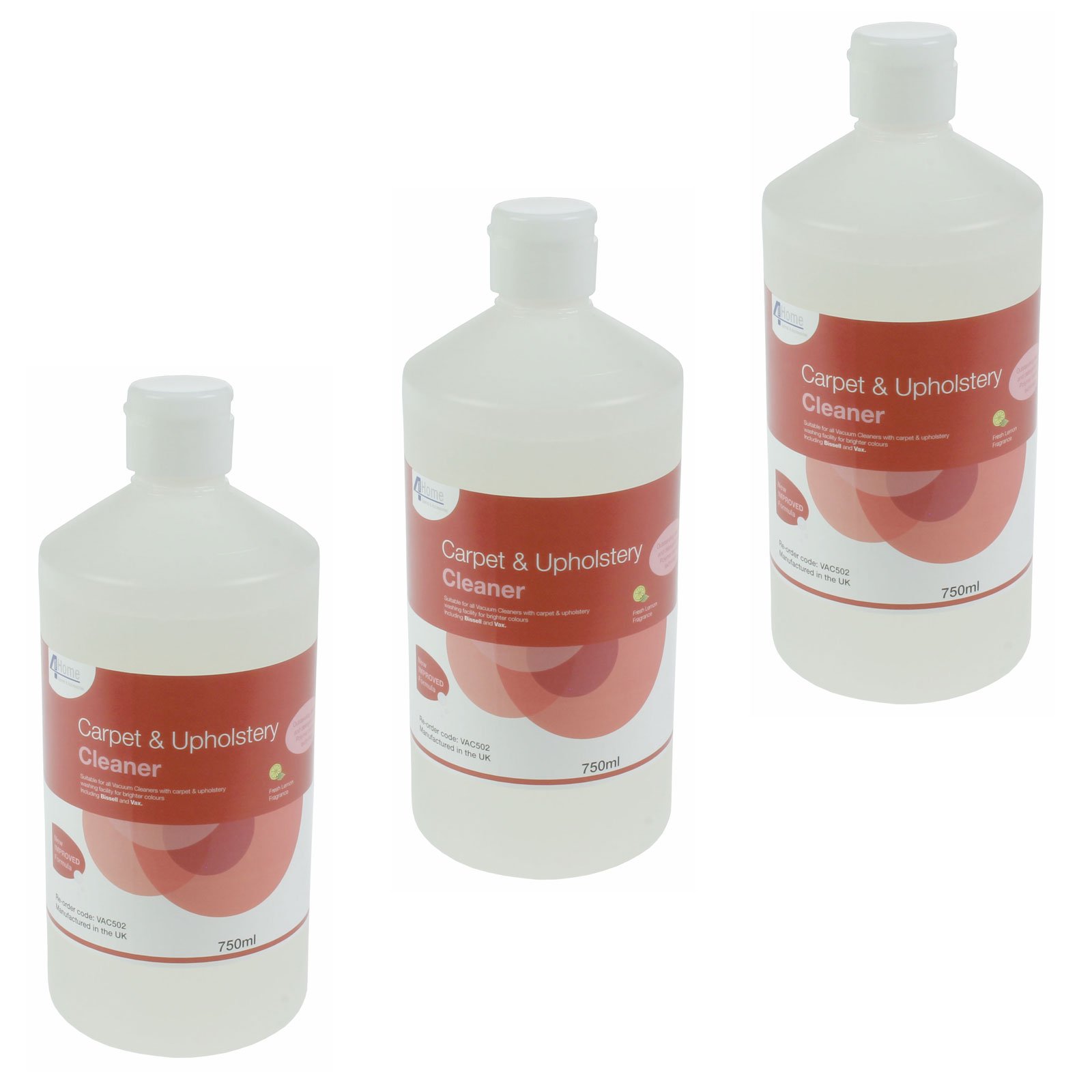 VACSPARE Carpet Washer Cleaner & Upholstery Cleaning Shampoo Detergent Citrus Fresh (3)