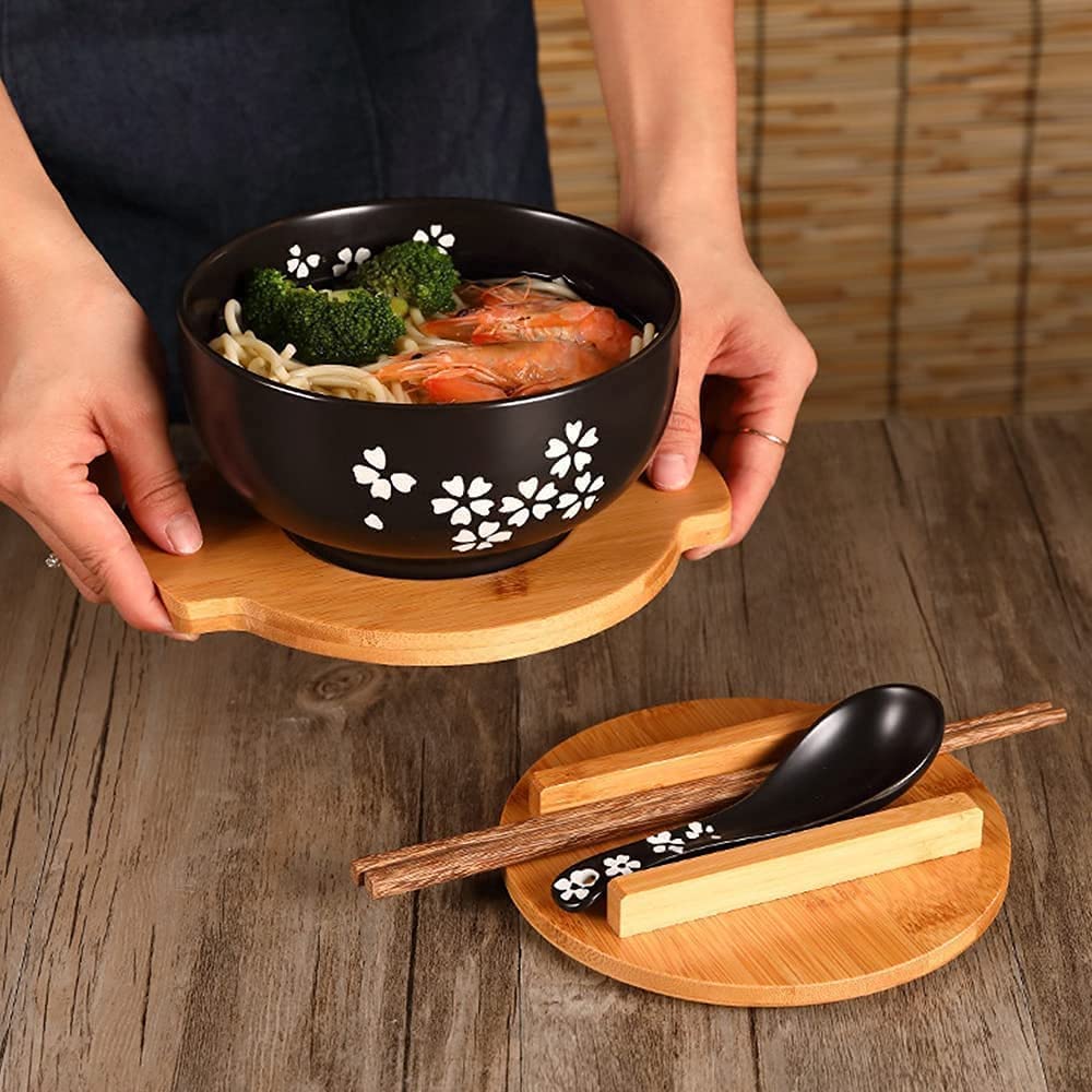 BALIBETOV Bol Ramen Set - Comprend des Bol Japonais en Mélamine BALIBETOV Bol Ramen Set - Comprend des Bol Japonais en Mélamine