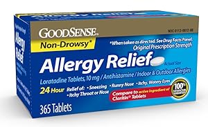 GoodSense Anti-Allergy Relief Loratadine Tablets: Effective 24-Hour Allergy Protection