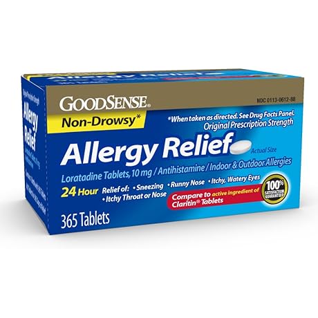 GoodSense Anti-Allergy Relief Loratadine Tablets: Effective 24-Hour Allergy Protection
