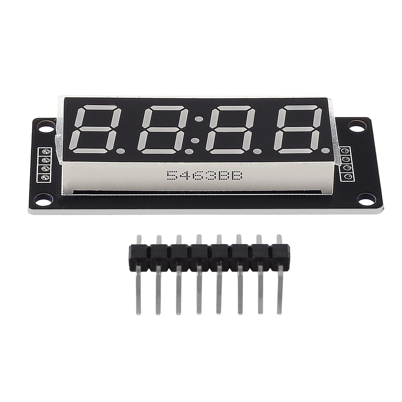 Modulo Display LED 4 Digit 7 Segmenti - Con Controller TM1637, 5V, Per Orologi E Progetti Elettronici