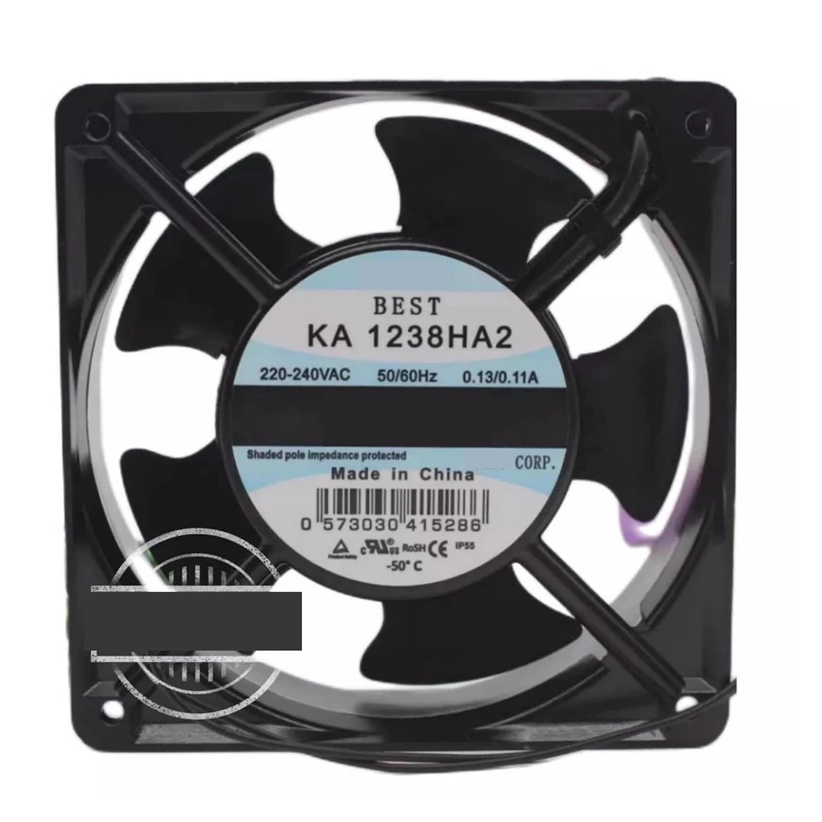 BALYDLUL KA1238HA2 AC220-240V 0.13A/0.11A Cooling Fan