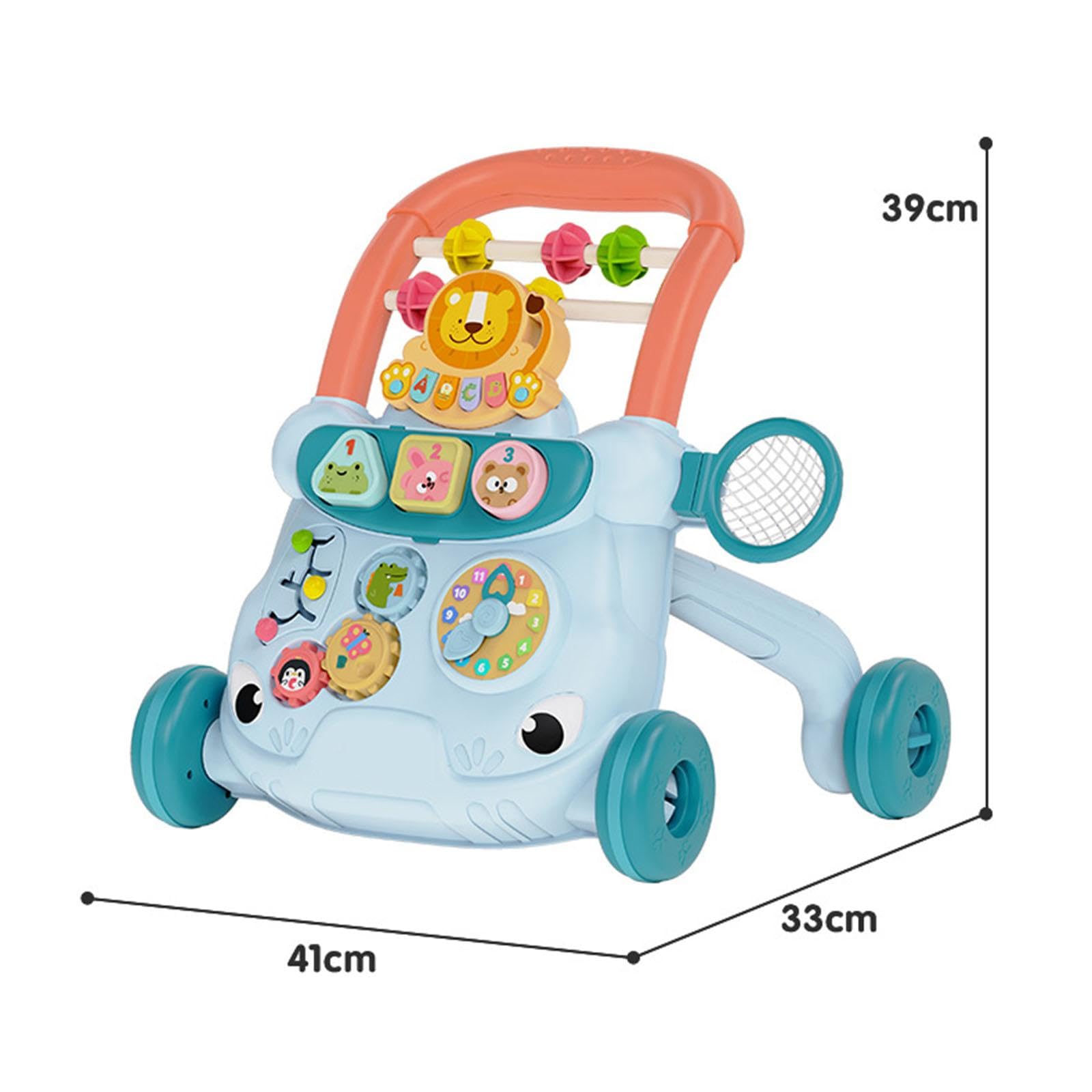 Sharplace Girello per Neonati con Musica, Centro attività per La Prima Infanzia, Giocattolo per Camminare per Bambini E Bambine, Blu
