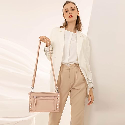 Miniatura 7 de ACUARIO Bolso bandolera pequeño para mujer, de piel sintética, para teléfono celular, cartera y bolsos