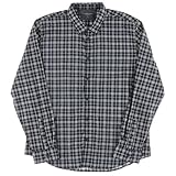 Calvin Klein Jeans Men's Indigo Check Shirt, Insignia Blue, Medium
