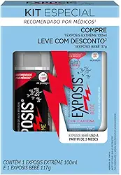 Exposis Kit Repelente Bebê Gel 117g e Extreme Spray 100ml