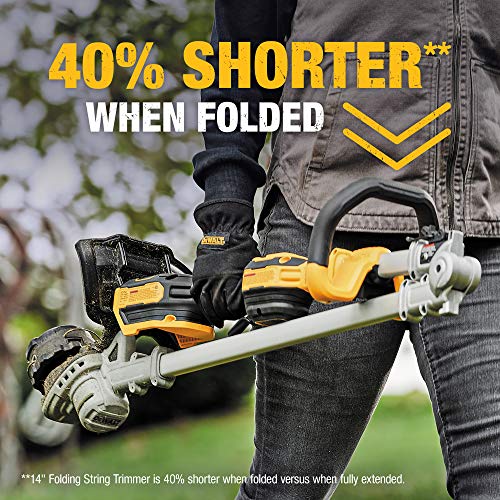 DEWALT Battery Powered 20V MAX* String Trimmer Kit, 5Ah (DCST922P1), Yellow/Black Best Deals