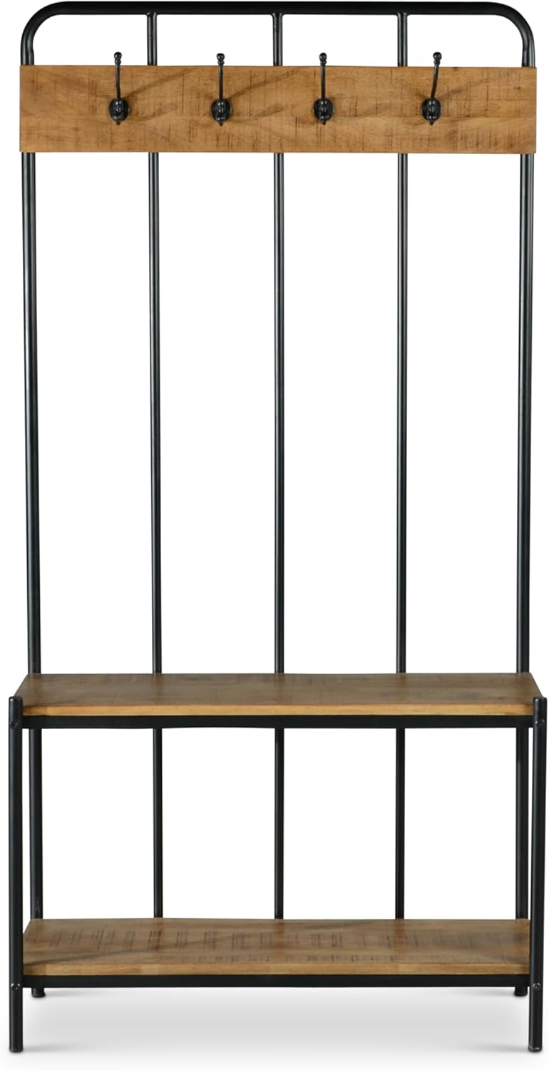 Hall Tree Dark Brown