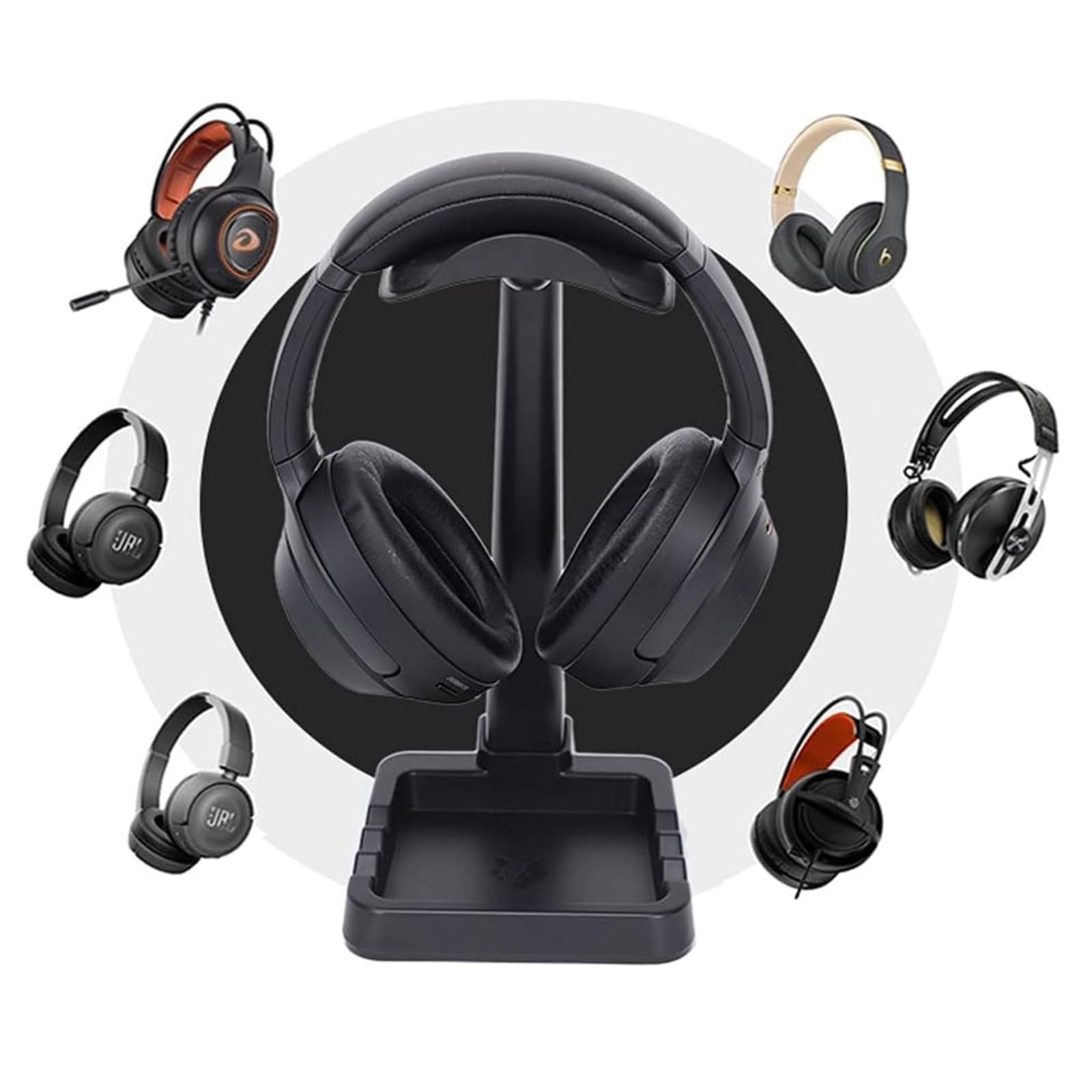 Supporto per cuffie, gancio per cuffie per giochi, organizer da scrivania, supporto per cuffie di alta qualità per accessori da gioco per PC, design a ribalta