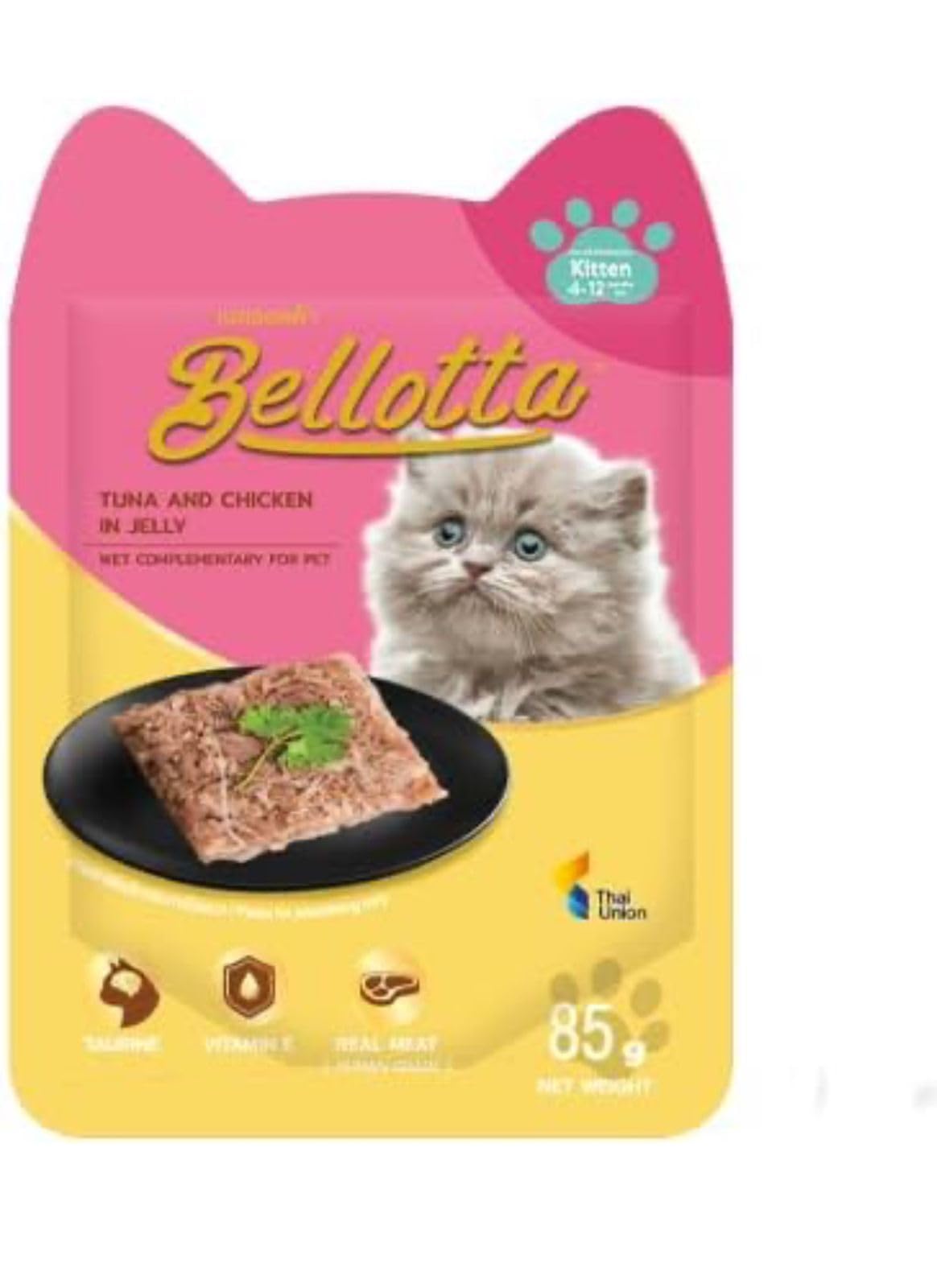 PetaHouse Bellotta Premium Wet Food for Cats and Kitten in Jelly,(Tuna and Chicken), 85 g(Pack of 48) (B0CJ2SN6VV) Amazon Price History, Amazon Price Tracker