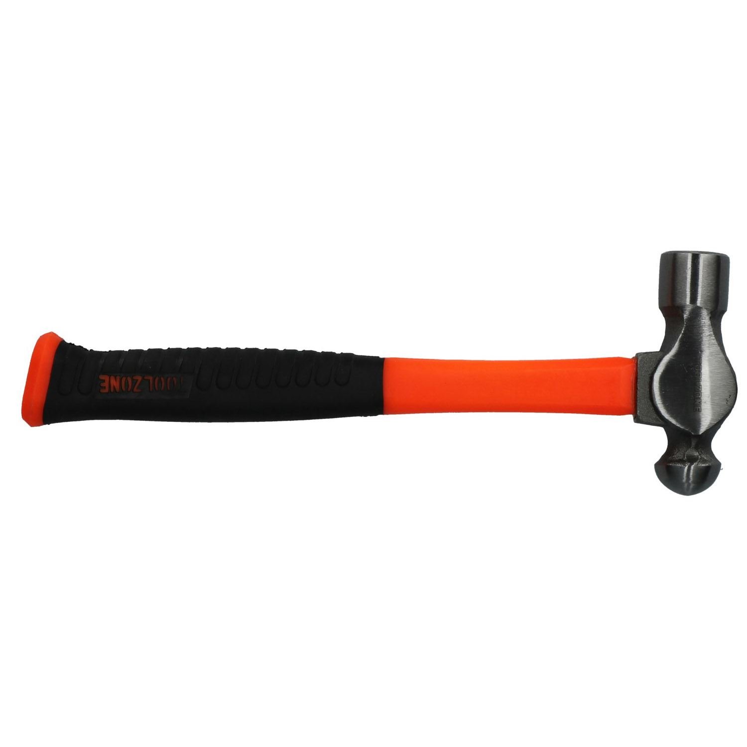 AB Tools-Toolzone 16oz Ball Pein Pin Hammer with TPR Rubberised Fibreglass (70%) Handles