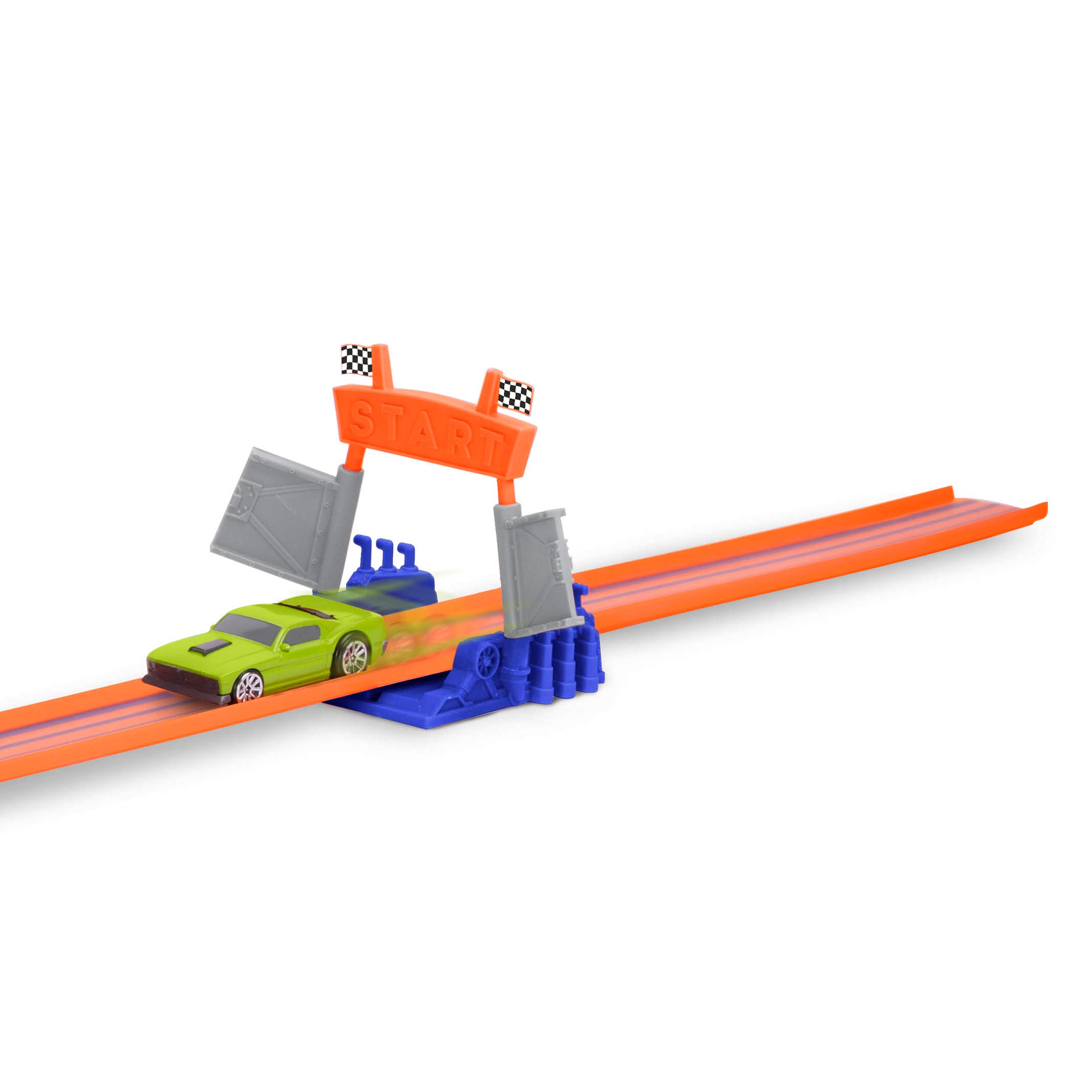 Driven By Battat Toy Car Stunt Playset 16Pc Toy Racing