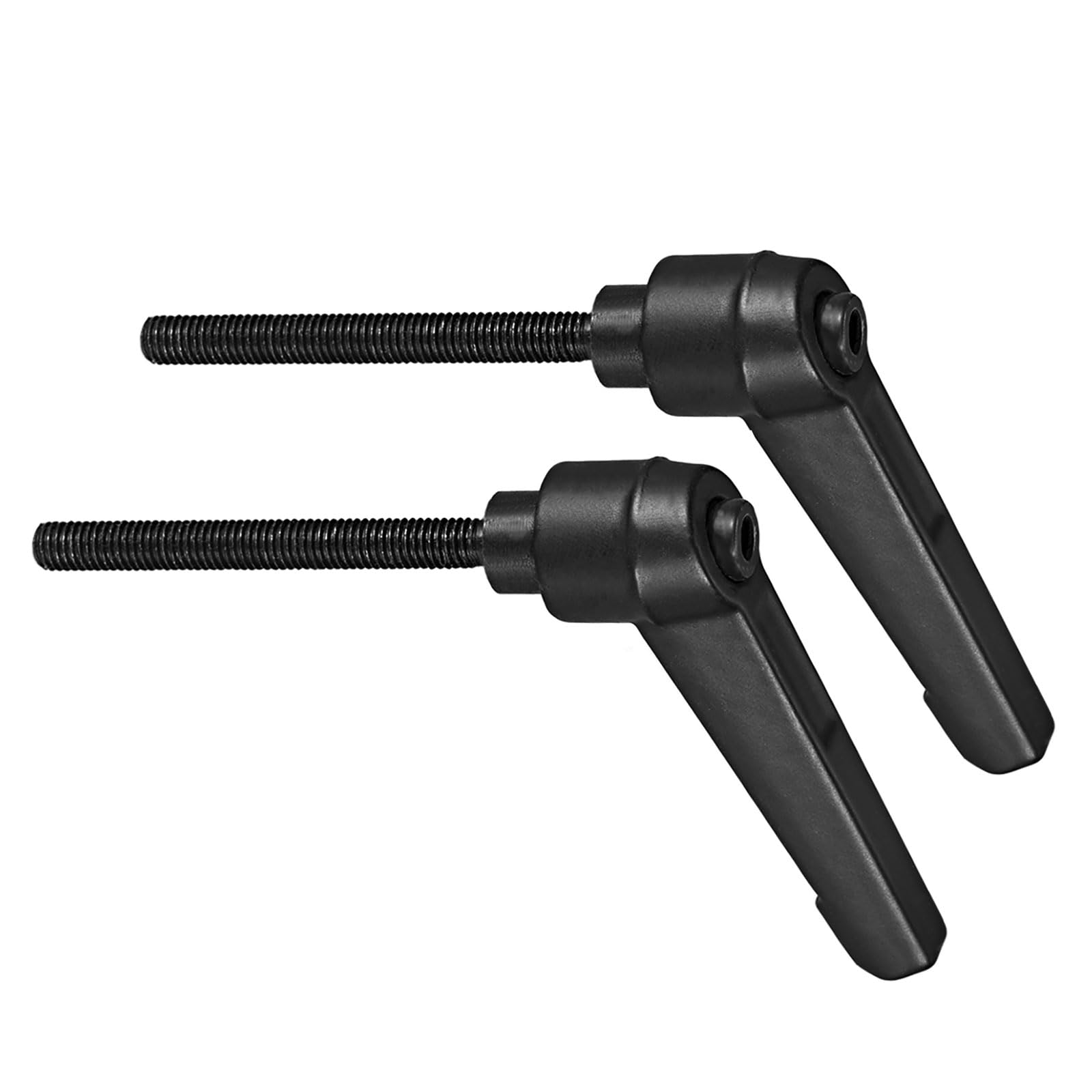 Clamping Lever Handles, M5 x 50mm Male Thread, Adjustable Quick Release Locking Rotating Bolt Knobs Black - (Applications: for Lathe Machinery), 2-Pieces