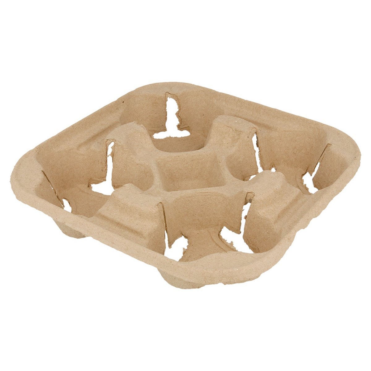 Garcia de pou Porte-Gobelets, 4 Gobelets 22X22 Cm Naturel Carton - 75 unités