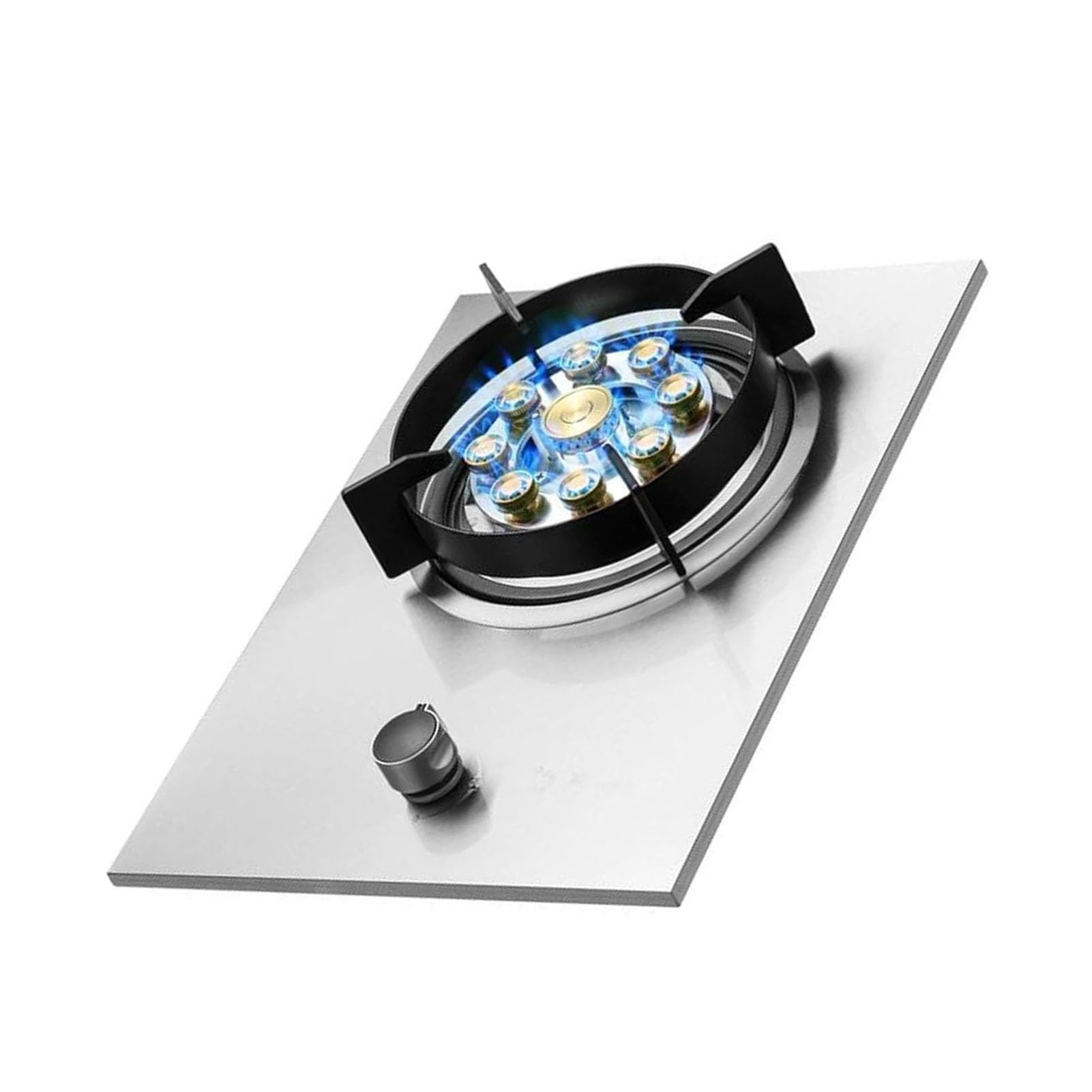 THEGA Estufa De Gas De 1 Quemador, Cocina De Gas Portátil De 5.5 KW, Estufa De Conversión De Gas A Gas LP, Reguladores Interiores De Acero Inoxidable para Catering(LPG)