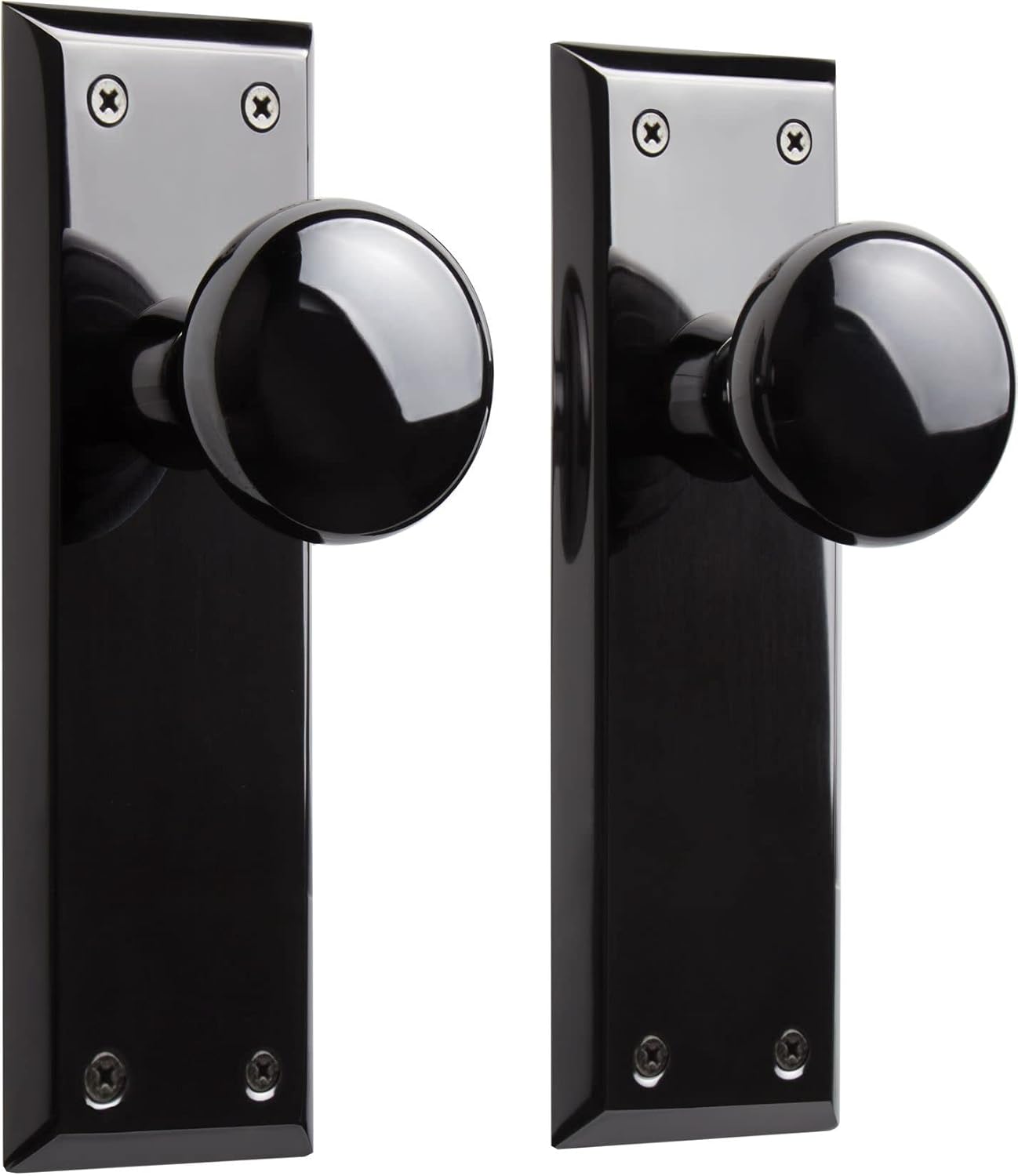 Signature Hardware 480932 Hubbard Solid Brass Dummy Set Door Knob Set