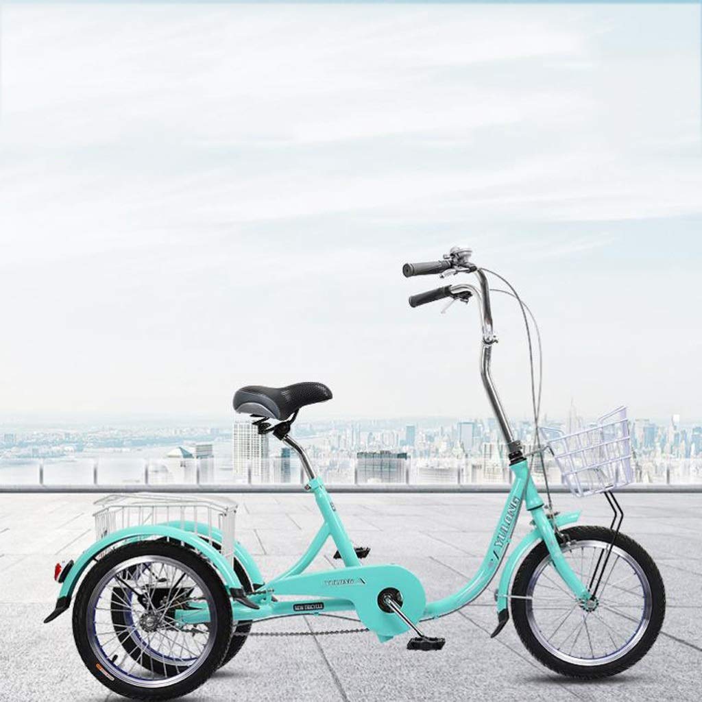 Buy QAZWCA1 16 Inch Adult Tricycles 3 Wheel Bike, Three Wheel Bike