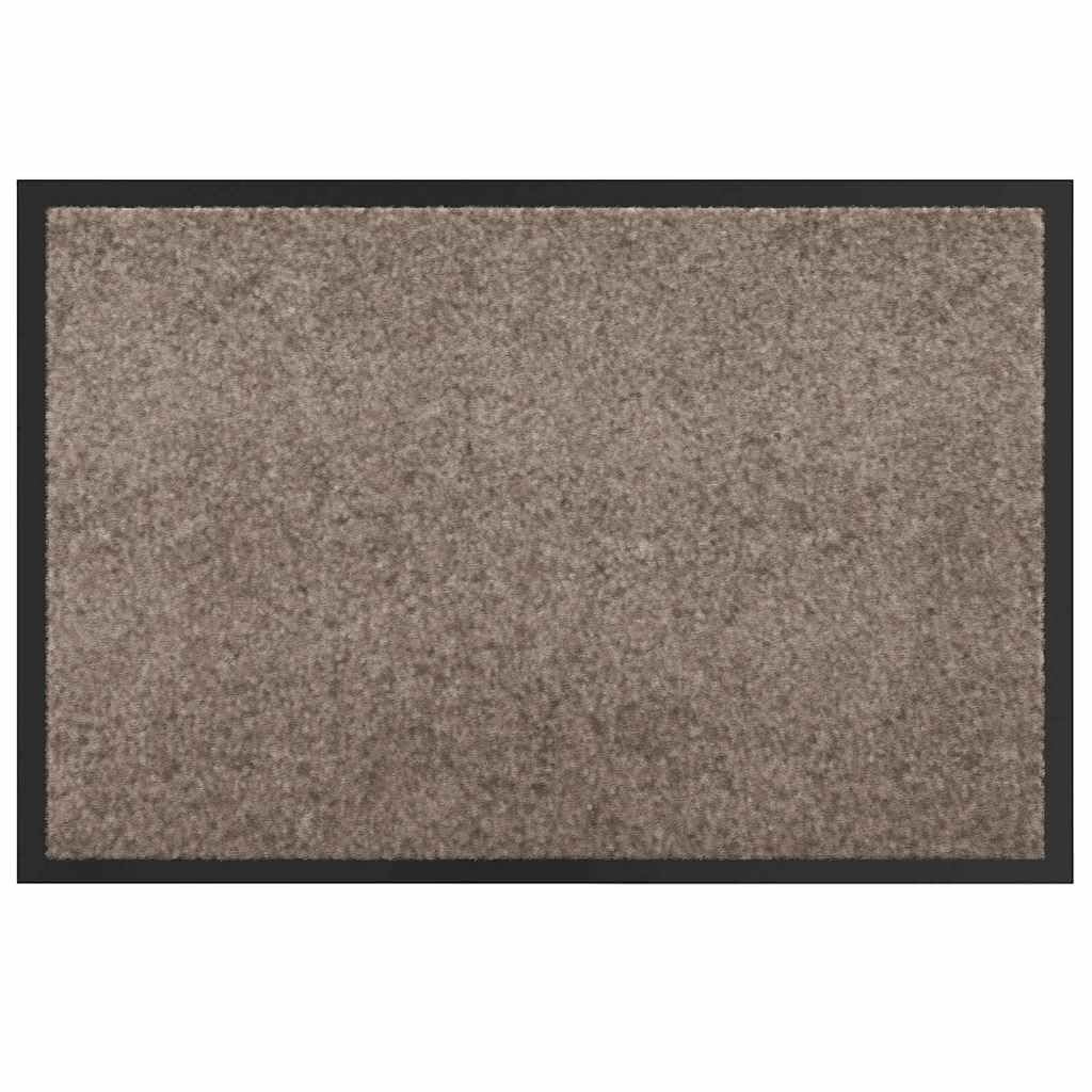 SYDE Felpudo Beige 60 x 40 x 1.2 cm Tela de Peluche