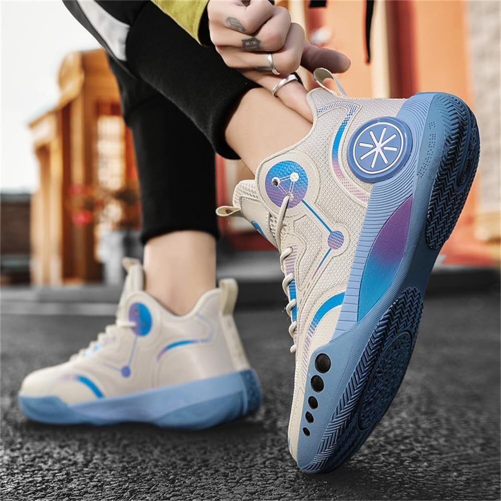 Unisex Modne Buty Do Koszykówki Amortyzujące Antypoślizgowe Oddychające Młodzieżowe Treningowe Sportów Na Świeżym Powietrzu Buty spacerowe
